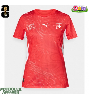 Schweiz Hemmatröja Kvinnor VM 2026 Kortärmad
